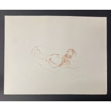 Item #0607 John Lennon Signed “Bag One” Limited Edition Lithograph #257/300