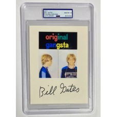 Item #0464 Bill Gates Signed Piece - PSA/DNA GEM Mint 10 Autograph