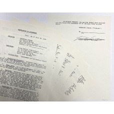 Item #0563 Diane Keaton Signed Godfather III Contract – PSA 10