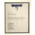 Item #0570 Van Halen Full Band Signed 1981 Contract Framed Display – PSA/DNA LOA
