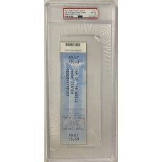Item #0516 Unused World Trade Center Observatory Ticket July 2, 2001 + Robert J. O'Neill Signed Piece - PSA