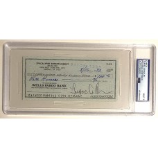 Item #0533.1 Tupac Shakur Signed Check – PSA MINT 9 & Provenance