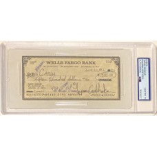 Item #0533.2 Tupac Shakur Signed Check – PSA GEM MINT 10 & Provenance
