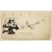 Item #0535 Pat Sullivan Signed Original Art Sketch Felix the Cat Sketch – 4.5" x 2" – PSA