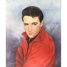 Item #0640 Elvis Presley Signed 16x20 “Roustabout” June Kelly RCA Promo Print - PSA