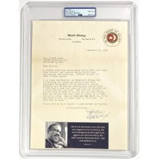 Item #0614 Malcolm X Signed 1963 Letter on Malik Shabazz Stationery - PSA