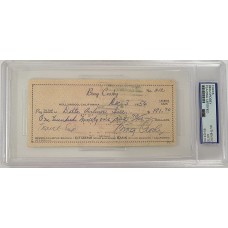 Item #0548 Bing Crosby Signed 1956 Check to Delta Airlines - PSA/DNA