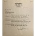 Item #0397 Jim Thorpe Signed 1949 Letter - PSA Mint 9 Auto