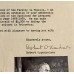 Item #0394 Robert Oppenheimer Signed 1958 – PSA Mint 9