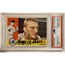 Item #0427 Roger Maris Signed 1960 Topps #377 – PSA Authenticated & Encapsulated