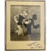 Item #0386 E.C. Segar Signed Popeye Print – Inscribed & Encapsulated & PSA/DNA LOA