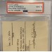 Item #0360 John Steinbeck Signed War Department Physical Exam Postcard – PSA/DNA