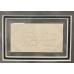 Item #0300 Mark Twain / Samuel L. Clemens Signature – Beckett 9 – Framed Display