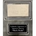 Item #0300 Mark Twain / Samuel L. Clemens Signature – Beckett 9 – Framed Display