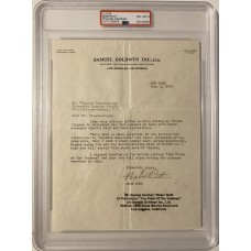 Item #0380 Babe Ruth Signed 1942 Letter - Auto Grade 8 - PSA/DNA LOA