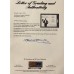 Item #0376 Michael Jordan Signed 1985 Rookie Of The Year IBM Club Dinner Brochure 1 of 1! - Auto Grade 8 - PSA/DNA LOA
