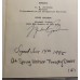 Item #0376 Michael Jordan Signed 1985 Rookie Of The Year IBM Club Dinner Brochure 1 of 1! - Auto Grade 8 - PSA/DNA LOA