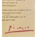 Item #0377 Pablo Picasso Signed Page - 7.5” x 11" - PSA Encapsulated w/ LOA