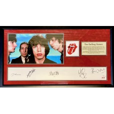 Item #0295 The Rolling Stones Signed Limited Edition Print – Jagger, Richards, Watts & Wood! #289/1000
