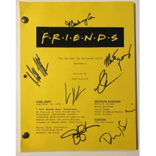 Item #0421 “Friends” Script Signed By Full Cast & Guest Star Sean Penn (PSA) - Includes 2002 Emmy Awards Ticket SOLD