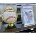 Item #0446 Michael Jordan Signed Baseball w/ JSA & 1991 Upper Deck #SP1 Card Display