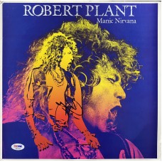 Item #0449 Robert Plant Signed "Manic Nirvana" LP – Bold Autograph - PSA/DNA COA