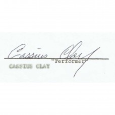 Item #0310 Cassius Clay aka Muhammad Ali - Signed 1963 Agreement Letter - PSA/DNA
