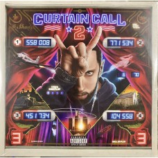 Item #0453 Eminem Signed "Curtain Call 2" Sealed LP – Autographed “Shady” in Silver - PSA/DNA