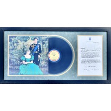 Item #0481 King Charles III & Princess Diana Signed 1981 Royal Wedding Letter + Vinyl Album - PSA/DNA