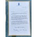 Item #0481 King Charles III & Princess Diana Signed 1981 Royal Wedding Letter + Vinyl Album - PSA/DNA
