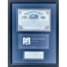 Item #0490 John D. Rockefeller Signed 1885 Standard Oil Stock Certificate - PSA/DNA