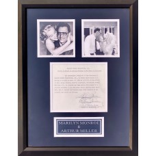 Item #0488 Marilyn Monroe & Arthur Miller Signed 1960 Contract - PSA/DNA