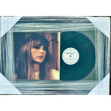 Item #0478 Taylor Swift Signed Photo + Midnights Vinyl Framed Display - JSA SOLD
