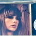 Item #0478 Taylor Swift Signed Photo + Midnights Vinyl Framed Display - JSA SOLD