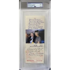 Item #0468 Anna Nicole “Vickie” Smith Signed Howard Marshall Bloomingdales Receipt - PSA