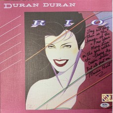 Item #0471 Marcie Hunt - Patrick Nagel Cover Model - Signed Duran Duran "Rio" LP - PSA SOLD