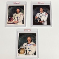 Item # 0235 - Apollo 11 Crew-Signed Photos: Neil Armstrong - Buzz Aldrin - Michael Collins - PSA/DNA 