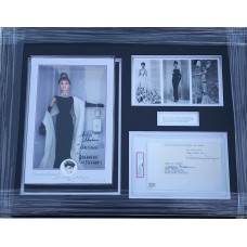 Item # 0019 - Audrey Hepburn - Signed Letter with Breakfast at Tiffany's Doll - PSA - SOLD