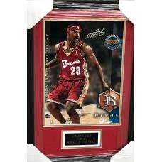 Item #0247 - Lebron James -  Cleveland Cavaliers - 2003-2004 Rookie of the Year -  Signed Photograph - SOLD -