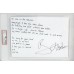 Item #0239  - U2 - Bono Signed -  "No Line on the Horizon" - Lyrics Print - SOLD