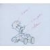 Item #0351 Original Woody Woodpecker Sketch + Signed Payroll Check (Walter Lantz Productions) - Framed