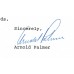 Item # 0017 - Arnold Palmer - Signed 1981 Appreciation Letter - PSA - SOLD! 