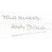 Item # 0160 - Princess Diana - Signed 1981 Letter - PSA
