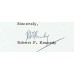 Item # 0168 - Robert F. Kennedy - Signed 1963 Letter - PSA
