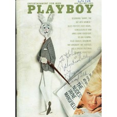 Item # 0104 - Jayne Mansfield - Signed Playboy 1963 Magazine - PSA - SOLD!