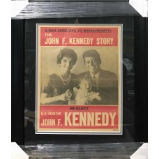 Item # 0217 - Vintage November 1958 John F. Kennedy Signed Re-Election Poster (JSA) SOLD!