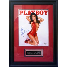 Item # 0124 - Kim Kardashian - SIgned Playboy Photo - PSA