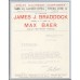 Item # 0099 - World Champion Boxers James Braddock and Max Baer - Signed Display - PSA/DNA