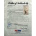 Item # 0094 - Extremely Rare Bonnie & Clyde Display Piece - PSA/DNA