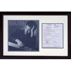 Item # 0030 - Billy Joel - Signed 2001 Contract - PSA - SOLD! 